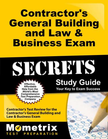 Cover image for Contractor's General Building and Law  and  Business Exam Secrets Study Guide