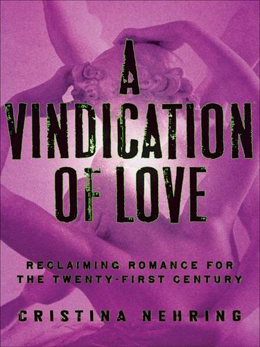 Cover image for A Vindication of Love