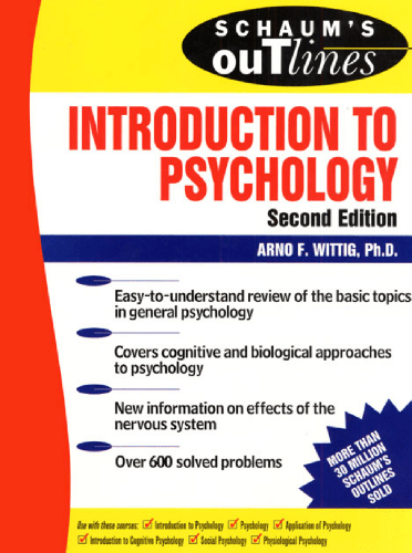 Cover image for Schaum's Outline of Introduction to Psychology