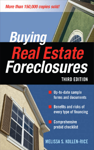 Cover image for BUYING REAL ESTATE FORECLOSURES 3/E
