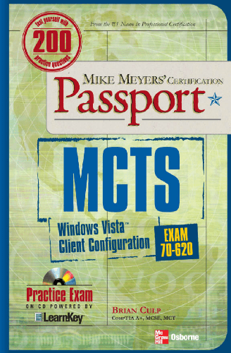 Cover image for MCTS Windows Vista Client Configuration Passport (Exam 70-620)