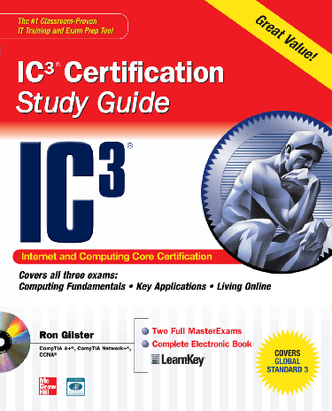 Cover image for Internet Core and Computing IC3 Certification Global Standard 3 Study Guide
