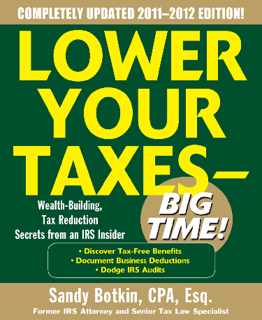 Cover image for Lower Your Taxes - Big Time 2011-2012 4/E