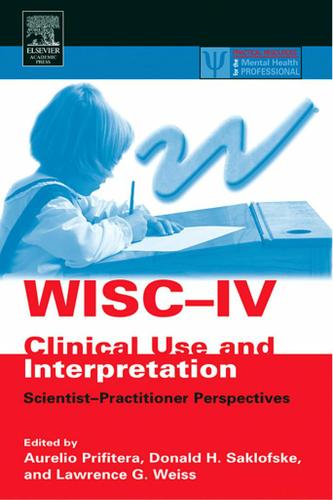 Cover image for WISC-IV Clinical Use and Interpretation