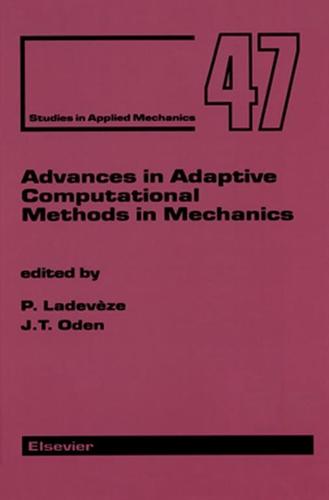 Cover image for Advances in Adaptive Computational Methods in Mechanics