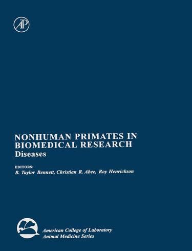 Cover image for Nonhuman Primates in Biomedical Research