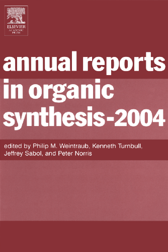 Cover image for Annual Reports in Organic Synthesis-2004