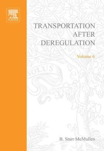 Cover image for Transportation After Deregulation