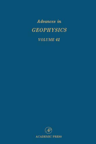 Cover image for Advances in Geophysics