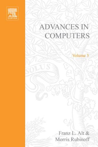 Cover image for Advances in Computers