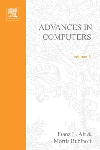 Cover image for Advances in Computers