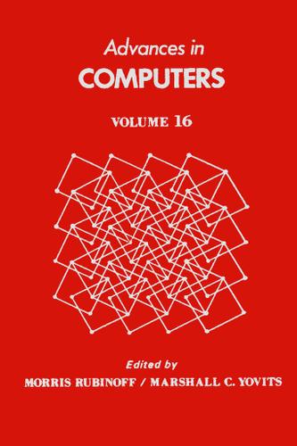 Cover image for Advances in Computers