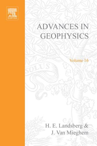 Cover image for Advances in Geophysics