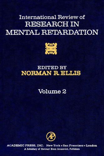 Cover image for International Review of Research in Mental Retardation
