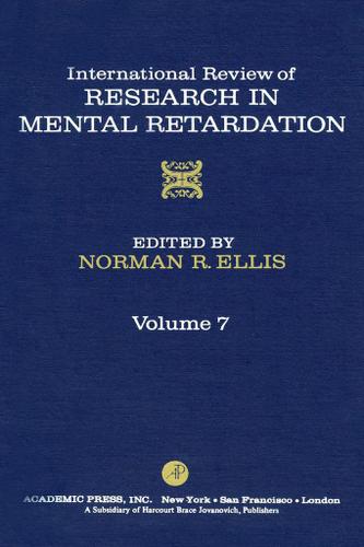 Cover image for International Review of Research in Mental Retardation