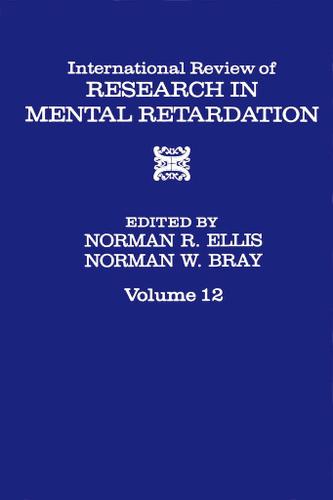 Cover image for International Review of Research in Mental Retardation
