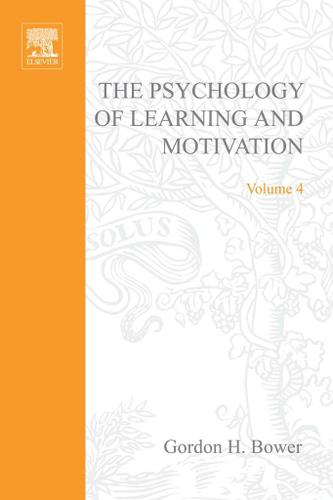 Cover image for Psychology of Learning and Motivation