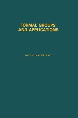 Cover image for Formal Groups and Applications