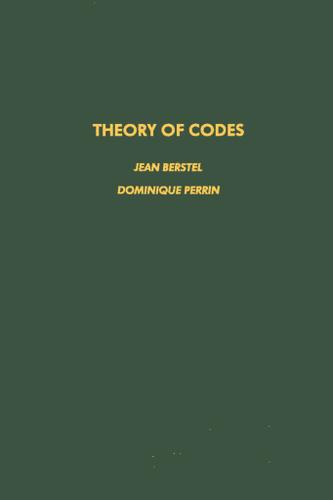 Cover image for Theory of Codes