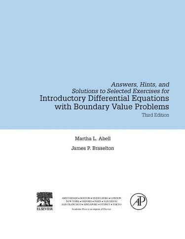 Cover image for Introductory Differential Equations