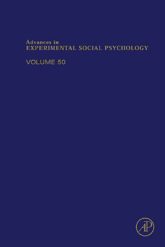 Cover image for Advances in Experimental Social Psychology