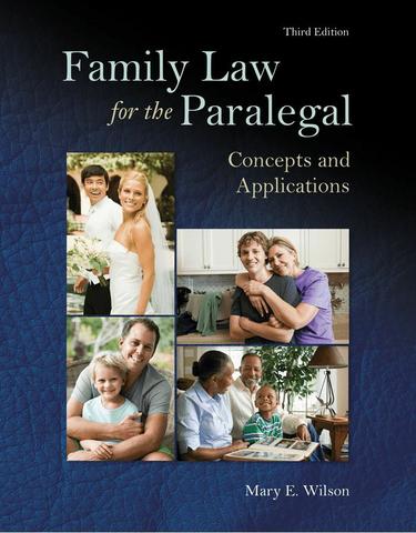 Family Law for the Paralegal