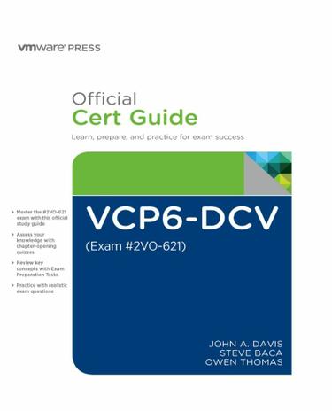 VCP6-DCV Official Cert Guide (Exam #2V0-621)