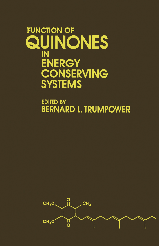 Cover image for Function of Quinones in Energy Conserving Systems