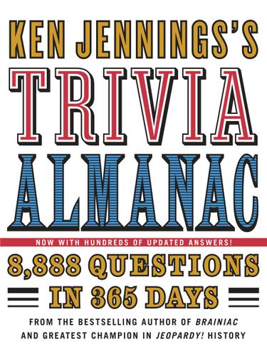 Cover image for Ken Jennings's Trivia Almanac