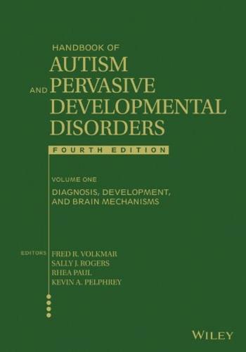 Cover image for Handbook of Autism and Pervasive Developmental Disorders, Volume 1