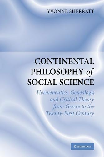 Cover image for Continental Philosophy of Social Science