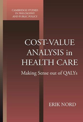 Cover image for Cost-Value Analysis in Health Care