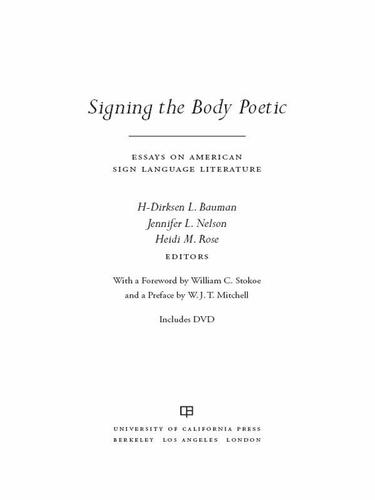 Signing the Body Poetic