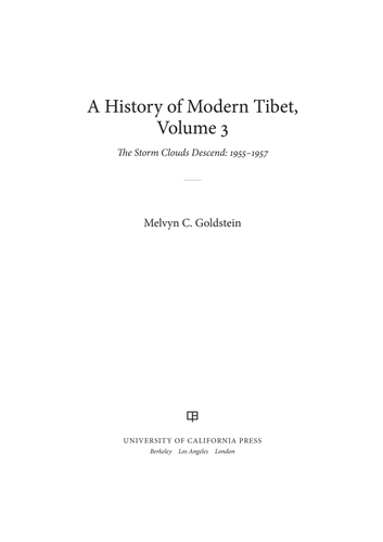 Cover image for A History of Modern Tibet, Volume 3