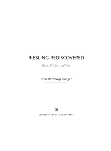 Cover image for Riesling Rediscovered