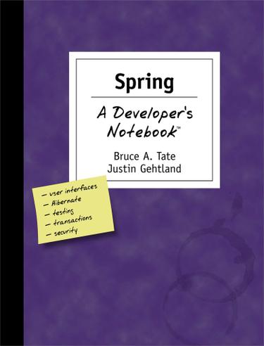 Spring: A Developer's Notebook