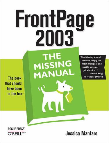 FrontPage 2003: The Missing Manual