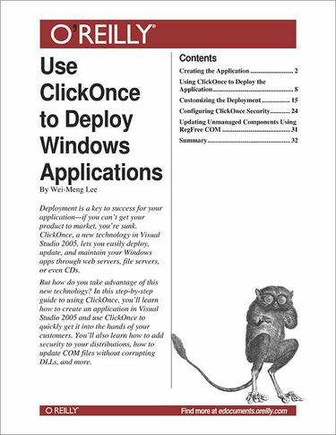 Use ClickOnce to Deploy Windows Applications