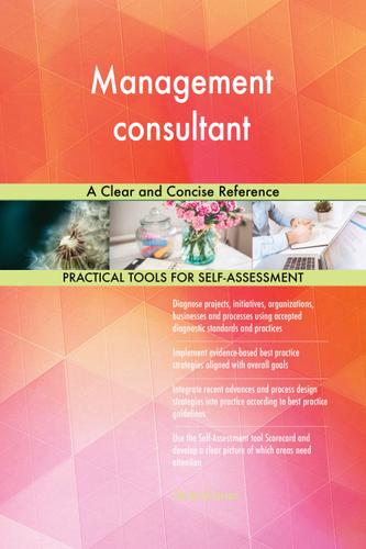 Cover image for Management consultant A Clear and Concise Reference