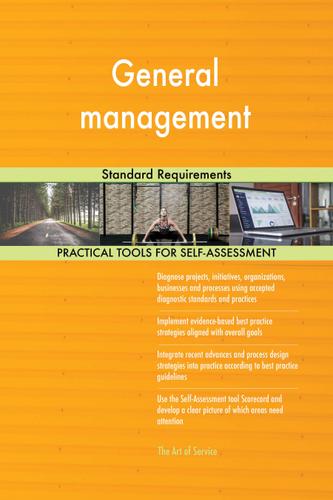 Cover image for General management Standard Requirements