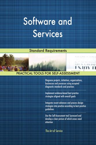 Cover image for Software and Services Standard Requirements