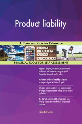 Cover image for Product liability A Clear and Concise Reference