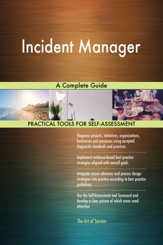 Cover image for Incident Manager A Complete Guide