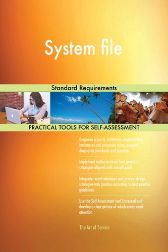 Cover image for System file Standard Requirements