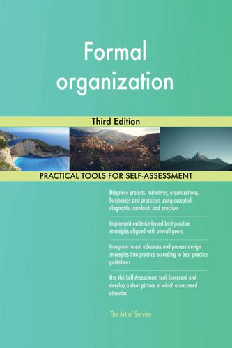 Cover image for Formal organization Third Edition
