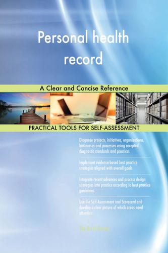 Cover image for Personal health record A Clear and Concise Reference