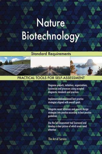 Cover image for Nature Biotechnology Standard Requirements