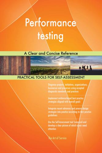 Cover image for Performance testing A Clear and Concise Reference