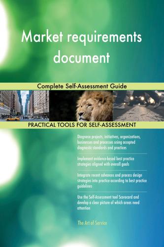 Cover image for Market requirements document Complete Self-Assessment Guide