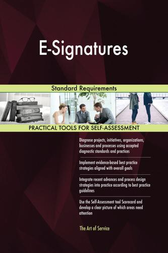 Cover image for E-Signatures Standard Requirements